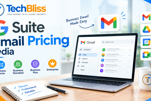 G Suite email pricing India 2026 for Business Starter Standard Plus and Enterprise