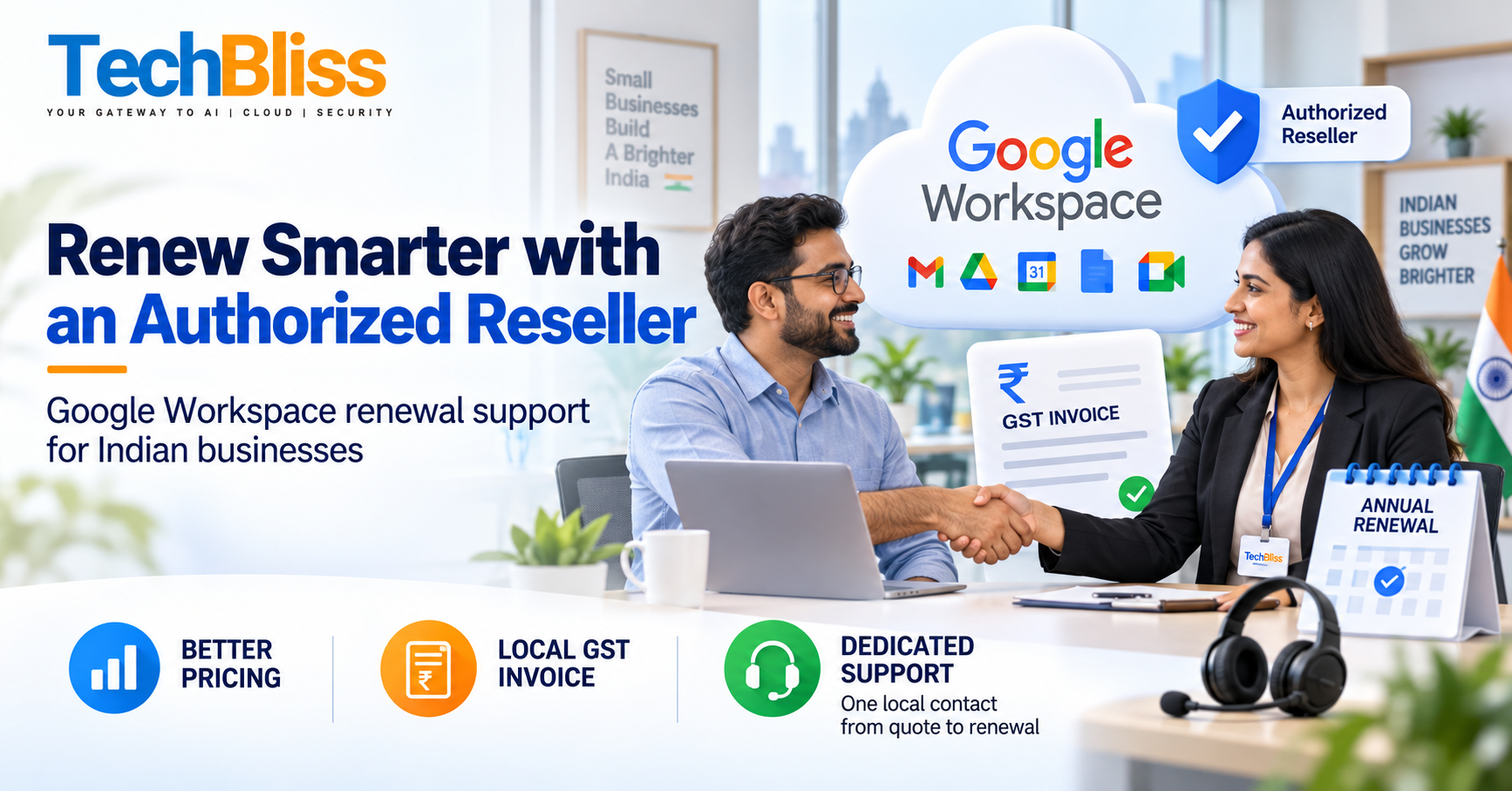Renewing Direct? Renew Google Workspace Through an Authorized Reseller Instead blog image