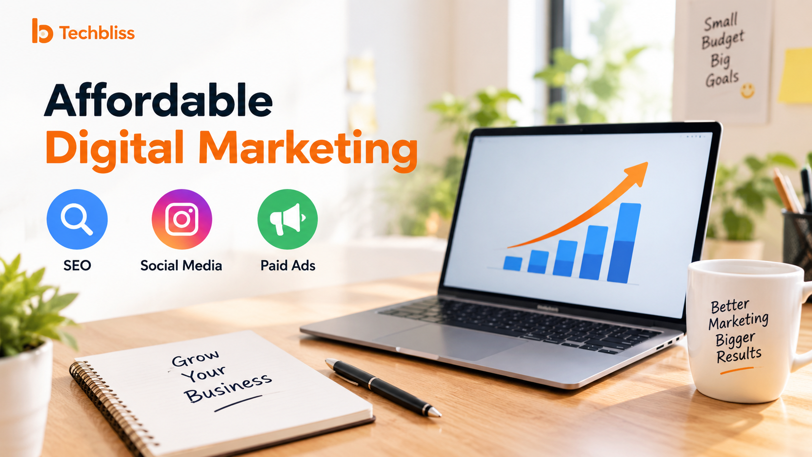 Affordable digital marketing packages for businesses with SEO social media and paid ads