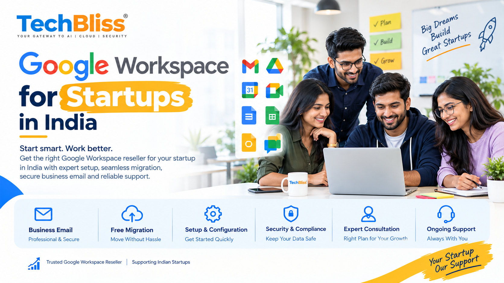 What Every Startup Gets Wrong — Choose the Right Google Workspace Reseller for Startups in India blog image